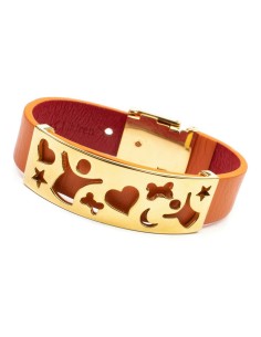 Ladies' Bracelet Folli Follie 1B8T081YRO 7 cm