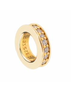 Ladies' Beads Folli Follie 3P9S132YC Golden 1 cm