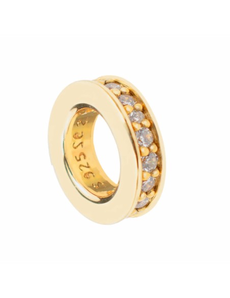 Ladies' Beads Folli Follie 3P9S132YC Golden 1 cm
