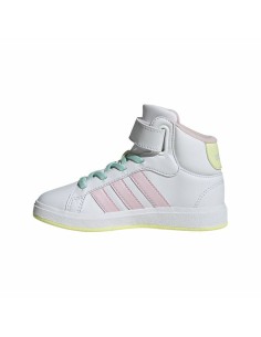 Children’s Casual Trainers Adidas Grand Court Mid White 2