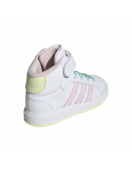 Children’s Casual Trainers Adidas Grand Court Mid White