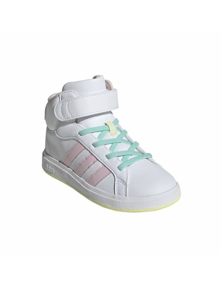Children’s Casual Trainers Adidas Grand Court Mid White