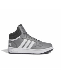 Sports Shoes for Kids Adidas Hoops 3.0 Mid Grey