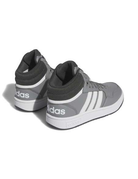Sports Shoes for Kids Adidas Hoops 3.0 Mid Grey