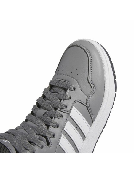 Sports Shoes for Kids Adidas Hoops 3.0 Mid Grey