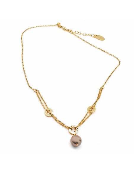 Ladies' Necklace Folli Follie 3N7S063YB 30 cm
