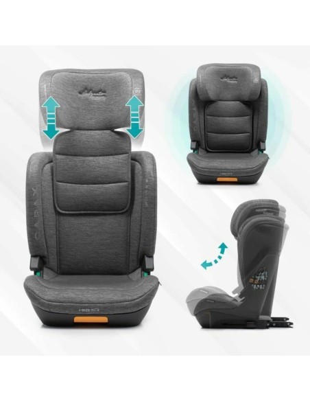 Car Chair Babyauto CAPAX BLACK LINE Black II (15-25 kg) III (22 - 36 kg) Children's ECE R129