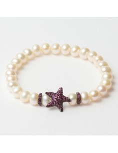 Ladies' Bracelet Lancaster JLA-BR-STAR-5-WH 16 mm