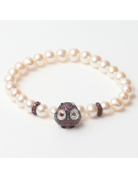 Ladies' Bracelet Lancaster JLA-BR-OWL-5-WH 16 mm