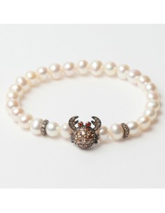 Ladies' Bracelet Lancaster JLA-BR-CRAB-4-WH 16 mm