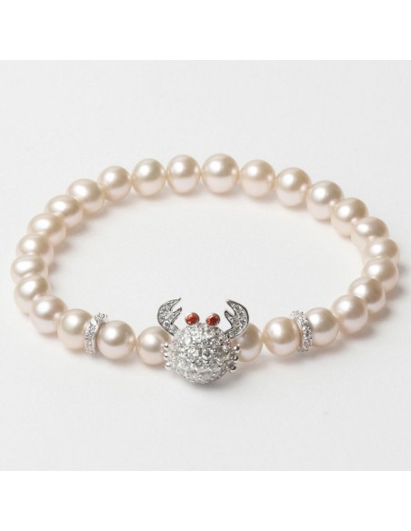 Ladies' Bracelet Lancaster JLA-BR-CRAB-3-WH 16 mm