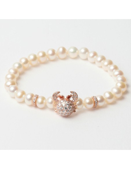 Ladies' Bracelet Lancaster JLA-BR-CRAB-2-WH 16 mm