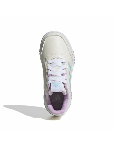 Sports Shoes for Kids Adidas Tensaur Sport Training Lace Infantil Beige