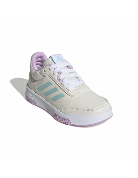 Sports Shoes for Kids Adidas Tensaur Sport Training Lace Infantil Beige