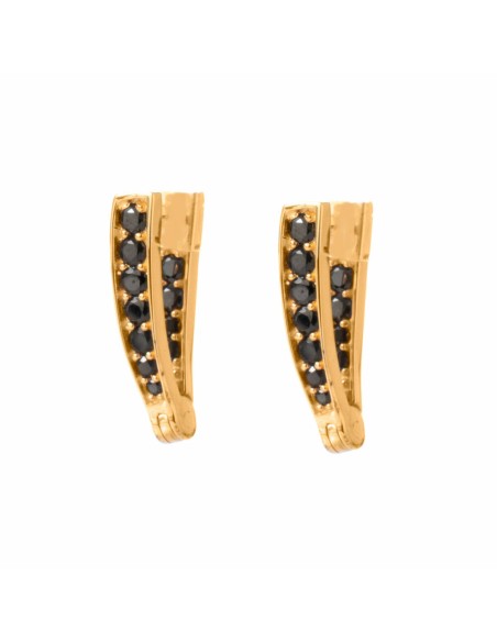 Ladies' Earrings Sif Jakobs E1024-BK-RG 2 cm