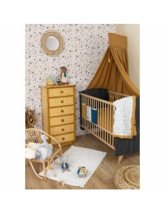 Cot protector Domiva 200 cm Blue 2
