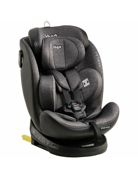 Car Chair BBGO Grey 0 (de 0 a 10 kilos) 0+ (de 0 a 13 kilos) I (9 - 18 kg) II (15-25 kg) III (22 - 36 kg) Children's ECE R129