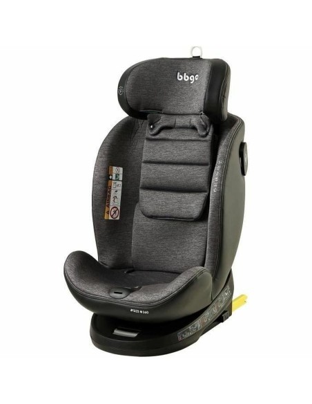 Car Chair BBGO Grey 0 (de 0 a 10 kilos) 0+ (de 0 a 13 kilos) I (9 - 18 kg) II (15-25 kg) III (22 - 36 kg) Children's ECE R129