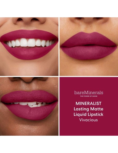 Liquid lipstick bareMinerals Mineralist Vivacious 4 ml