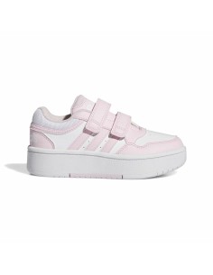 Sports Shoes for Kids Adidas Hoops 3.0 Bold White