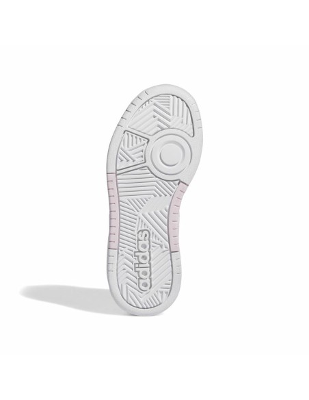 Sports Shoes for Kids Adidas Hoops 3.0 Bold White