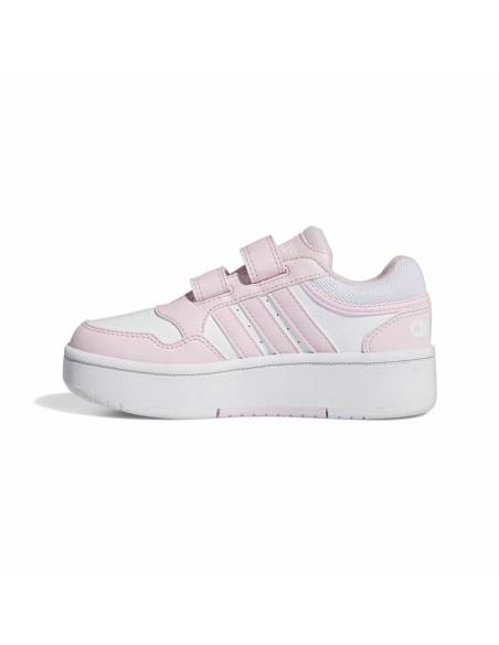 Sports Shoes for Kids Adidas Hoops 3.0 Bold White