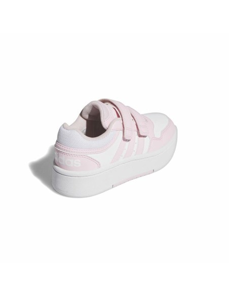 Sports Shoes for Kids Adidas Hoops 3.0 Bold White