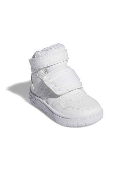 Baby's Sports Shoes Adidas Hoops Mid 3.0 White