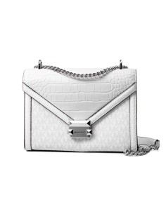 Shoulder Bag Michael Kors Whitney White 24 x 18 x 8 cm