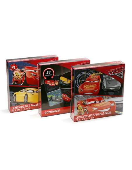 Puzzle and dominoes set Cars 3 Units