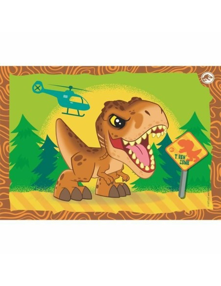 Puzzle Clementoni Jurassic World (4 Units)
