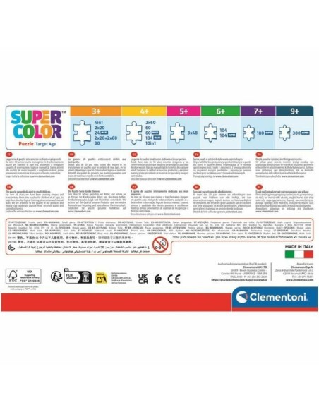 Puzzle Clementoni (4 Units)