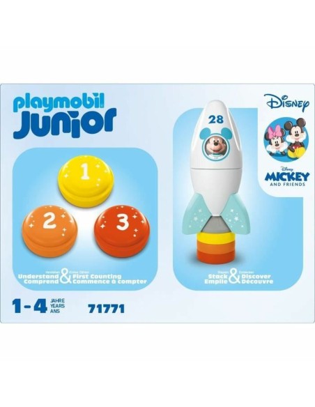 Playset Playmobil Junior 71771 Mickey astronaut Disney 5 Pieces