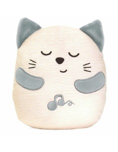 Soft toy with sounds Chicco Cat White 2