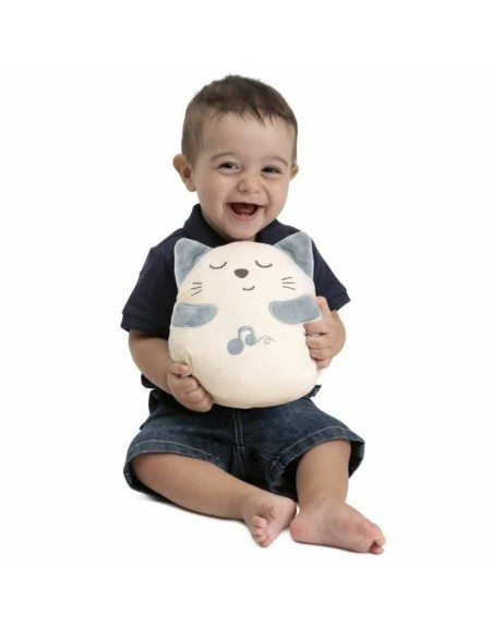 Soft toy with sounds Chicco Cat White