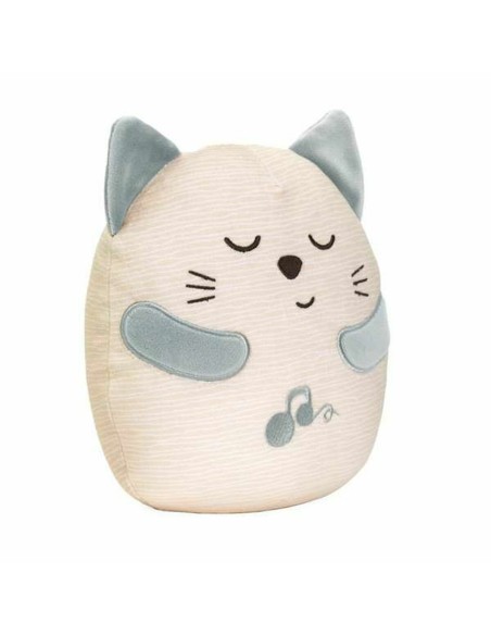 Soft toy with sounds Chicco Cat White