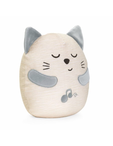 Soft toy with sounds Chicco Cat White