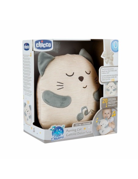 Soft toy with sounds Chicco Cat White