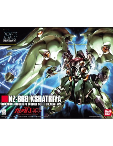 Action Figure Bandai HGUC Kshatriya Hguc Kshatriya 1 Piece