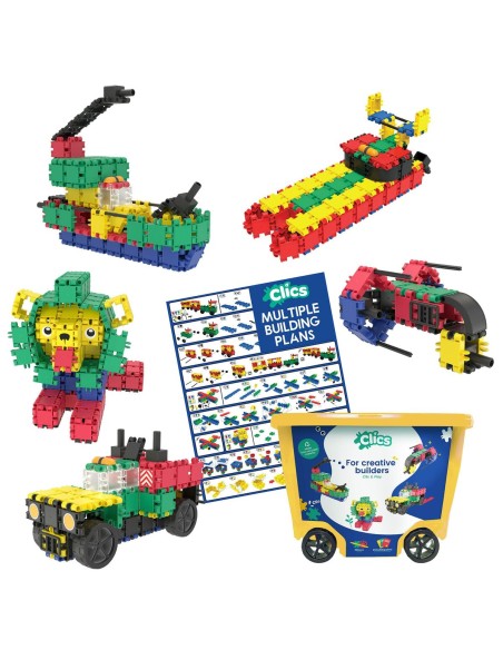Construction set Clics CB606 Blue Multicolour 560 Pieces