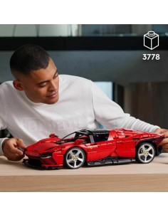 Construction set   Lego Ferrari Daytona SP3 Red 2