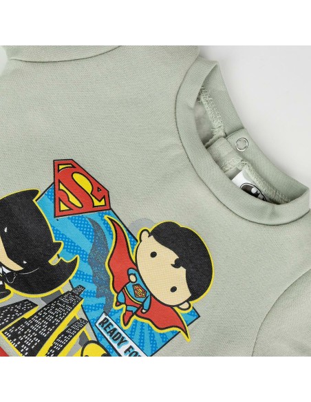 Baby's Tracksuit Justice League Grey