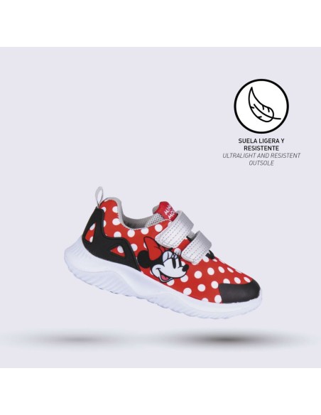 Sports Shoes for Kids Minnie Mouse Red