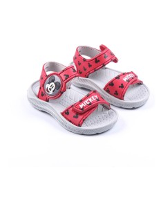 Beach Sandals Mickey Mouse Red