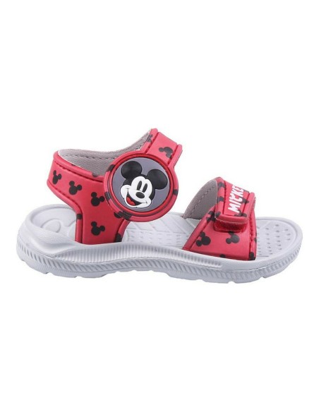 Beach Sandals Mickey Mouse Red