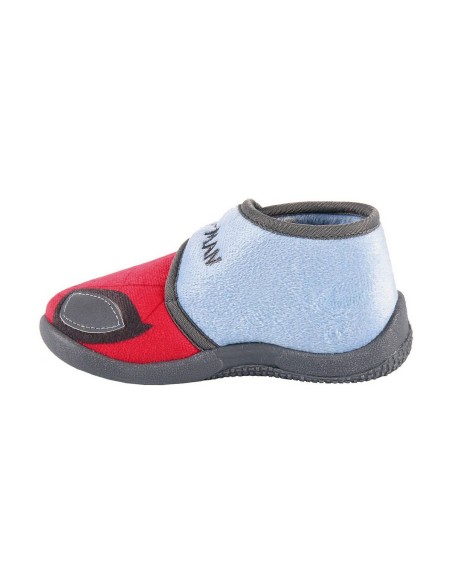 3D House Slippers Spider-Man Red Grey