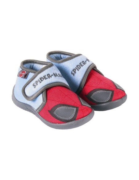 3D House Slippers Spider-Man Red Grey