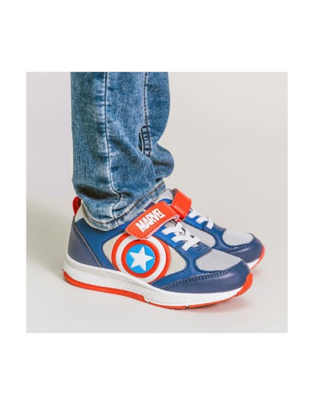 Sports Shoes for Kids The Avengers Blue Red