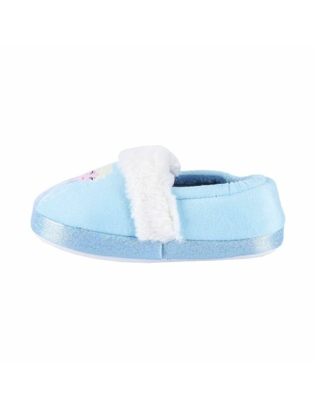 House Slippers Frozen Light Blue