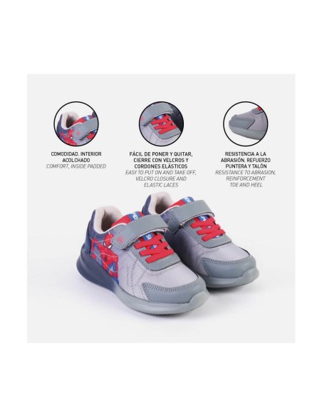 Sports Shoes for Kids Spider-Man Grey